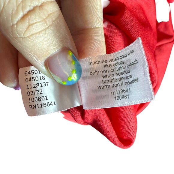 Lane Bryant Red Embroidered Romper – Plus Size 18 - Picture 10 of 13